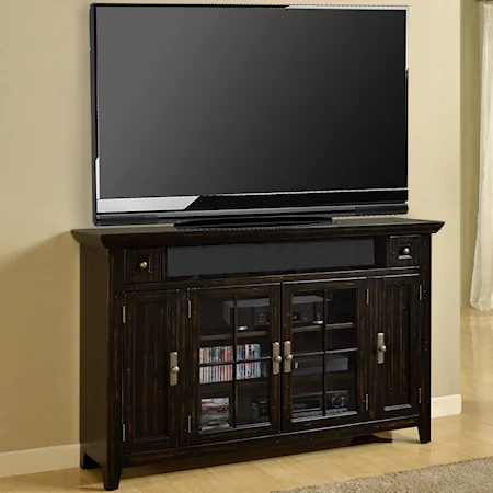 62" (40"H) TV Console with 4 Doors